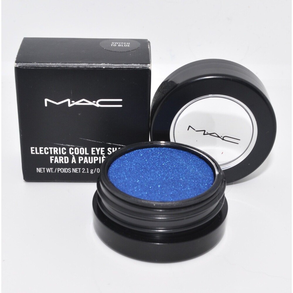 Mac SWITCH TO BLUE Electric Cool Eyeshadow Extra Large Full Size 2.1g/.07oz
